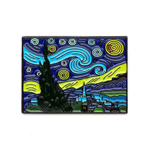 The Starry Night Enamel Pin - Today is Art Day by Today Is Art Day 