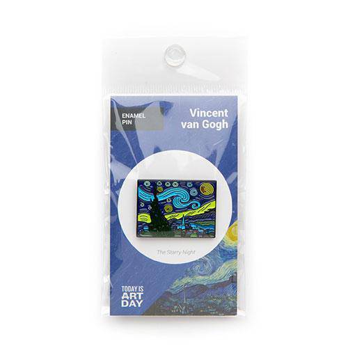 The Starry Night Enamel Pin - Today is Art Day by Today Is Art Day 