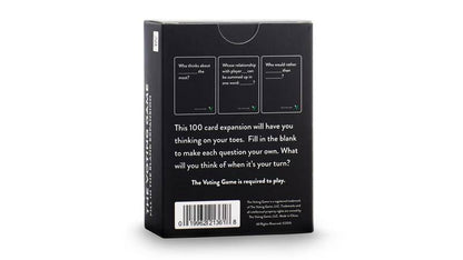 The Voting Game - Fill In The Blank Expansion - by Player Ten | Buy at ToyShnip