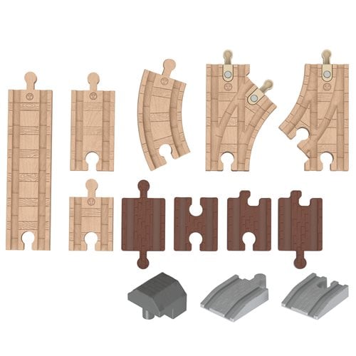Thomas & Friends Fisher-Price Wooden Railway Clackety Track Pack - by Fisher-Price | Buy at ToyShnip