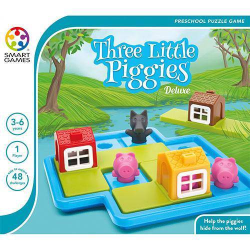 Three Little Piggies - Deluxe Puzzle Game - by Smart Games | Buy at ToyShnip