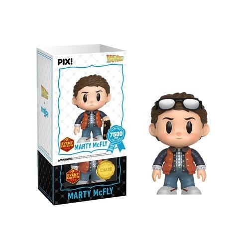 ThrillJoy Pix! Back to the Future Marty McFly with Skateboard Vinyl Figure - 2026 Convention Exclusive - by ThrillJoy