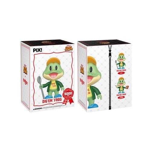 ThrillJoy Pix! Honey Smacks Dig Em Frog Vinyl Figure - by ThrillJoy