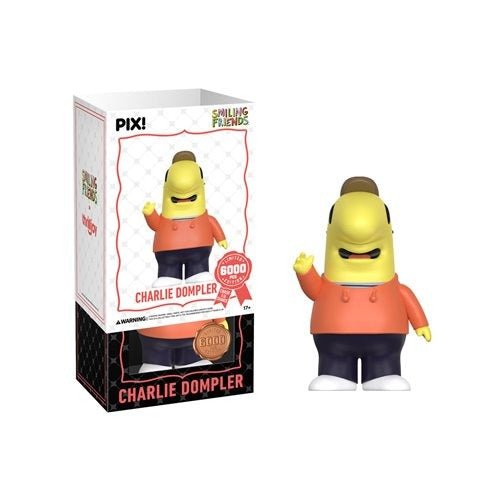 ThrillJoy Pix! Smiling Friends Charlie Dompler Vinyl Figure - by ThrillJoy