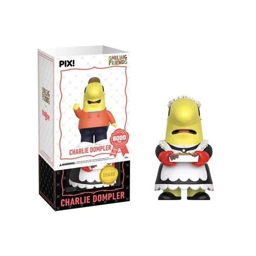 ThrillJoy Pix! Smiling Friends Charlie Dompler Vinyl Figure - by ThrillJoy