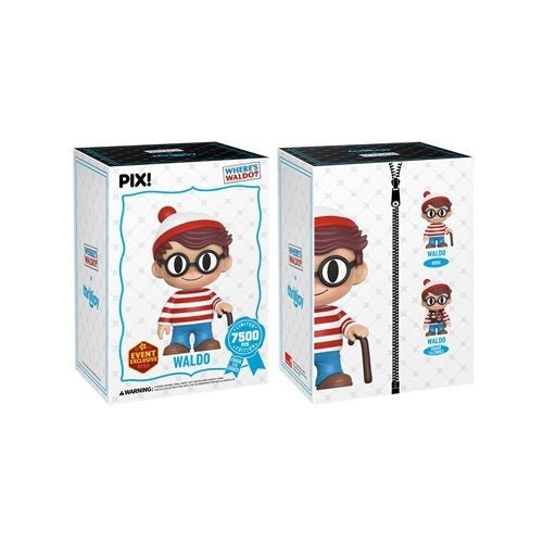 ThrillJoy Pix! Where's Waldo - Waldo Vinyl Figure - 2026 Convention Exclusive - by ThrillJoy