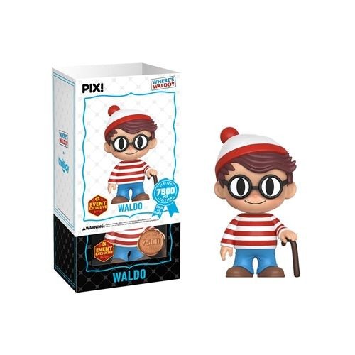 ThrillJoy Pix! Where's Waldo - Waldo Vinyl Figure - 2026 Convention Exclusive - by ThrillJoy