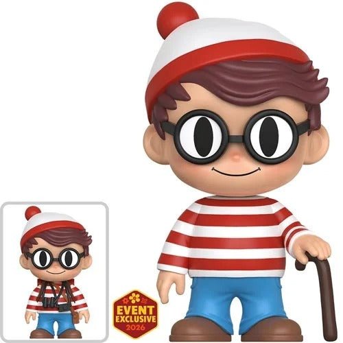 ThrillJoy Pix! Where's Waldo - Waldo Vinyl Figure - 2026 Convention Exclusive - by ThrillJoy