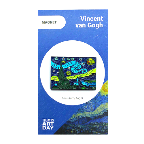 Today is Art Day - Famous Art Enamel Magnet - Select Piece(s) - by Today Is Art Day