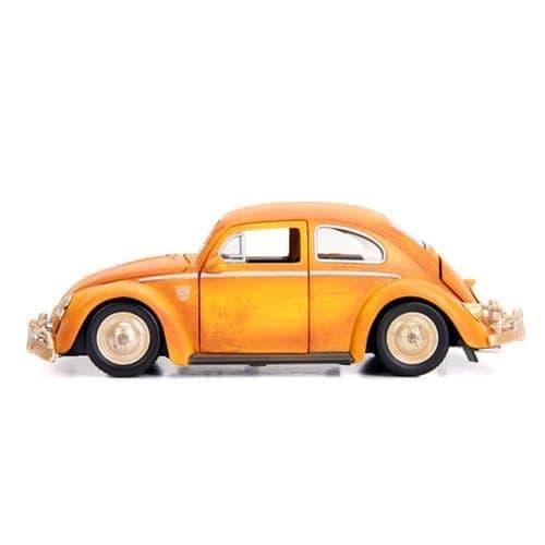 Transformers Bumblebee Movie 1:24 Scale Volkswagen Beetle Die-Cast Metal Vehicle with 3 3/4-Inch Charlie Figure - by Jada Toys | Buy at ToyShnip