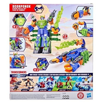 Transformers Cyberworld Scorponok Strike Battle Figure - by Hasbro