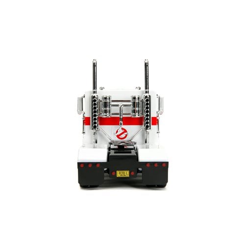Transformers G1 Optimus Prime Big Rig with Ghostbusters Ecto - 1 Graphics 1:24 Scale Die - Cast Metal Vehicle - by Jada Toys