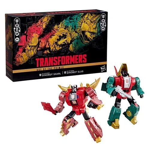 Transformers Generations Selects Age of the Primes Leader Class G2 Universe Dinobots Slug and Snarl - by Hasbro