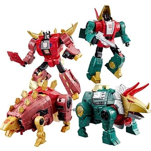 Transformers Generations Selects Age of the Primes Leader Class G2 Universe Dinobots Slug and Snarl - by Hasbro
