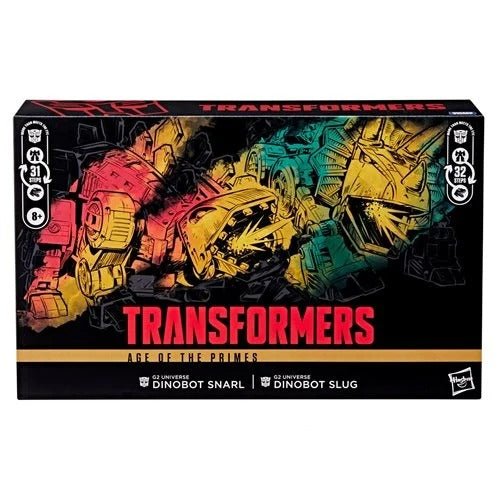 Transformers Generations Selects Age of the Primes Leader Class G2 Universe Dinobots Slug and Snarl - by Hasbro