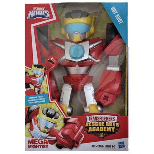 Transformers Rescue Bots Academy Mega Mighties 9-Inch Action Figure -Hot Shot - by Hasbro | Buy at ToyShnip