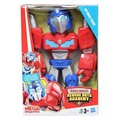 Transformers Rescue Bots Academy Mega Mighties 9-Inch Action Figure - Optimus Prime - by Hasbro | Buy at ToyShnip
