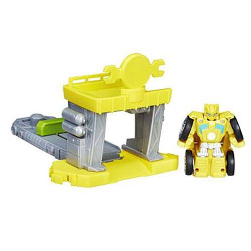Transformers Rescue Bots Flipracer Launchers - Bumblebee Quick Launch Garage - by Hasbro | Buy at ToyShnip