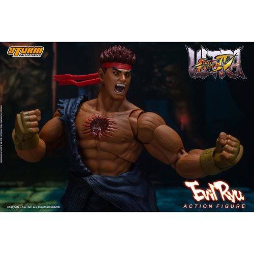 Ultimate Street Fighter IV Evil Ryu 1:12 Scale Action Figure - by Storm Collectibles | Buy at ToyShnip