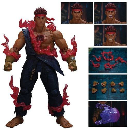 Ultimate Street Fighter IV Evil Ryu 1:12 Scale Action Figure - by Storm Collectibles | Buy at ToyShnip