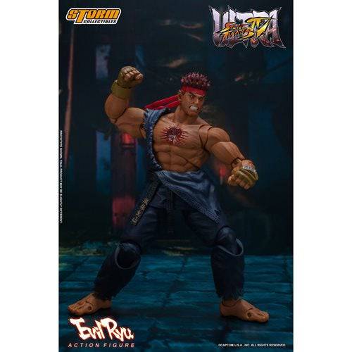 Ultimate Street Fighter IV Evil Ryu 1:12 Scale Action Figure - by Storm Collectibles | Buy at ToyShnip