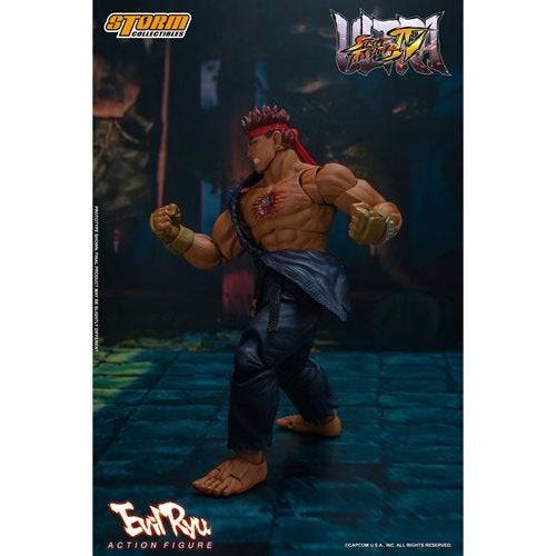 Ultimate Street Fighter IV Evil Ryu 1:12 Scale Action Figure - by Storm Collectibles | Buy at ToyShnip