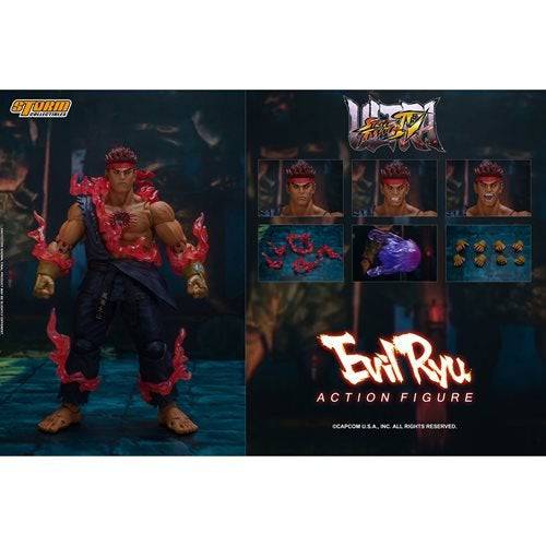 Ultimate Street Fighter IV Evil Ryu 1:12 Scale Action Figure - by Storm Collectibles | Buy at ToyShnip