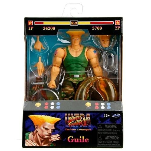Ultra Street Fighter II Guile 6 - Inch Scale Action Figure - by Jada Toys