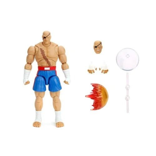 Ultra Street Fighter II Sagat 6 - Inch Scale Deluxe Action Figure - by Jada Toys