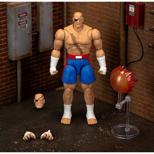 Ultra Street Fighter II Sagat 6 - Inch Scale Deluxe Action Figure - by Jada Toys