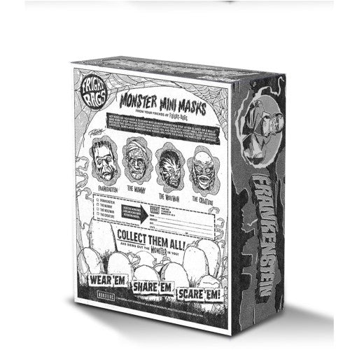 Universal Monsters B&W Or Color PX Mini Mask - by Fright-Rags | Buy at ToyShnip