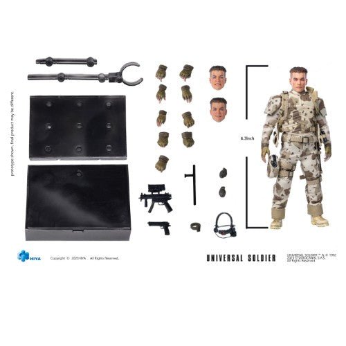 Universal Soldier Luc Deveraux Exquisite Super 1:12 Scale Action Figure - Previews Exclusive - by Hiya Toys