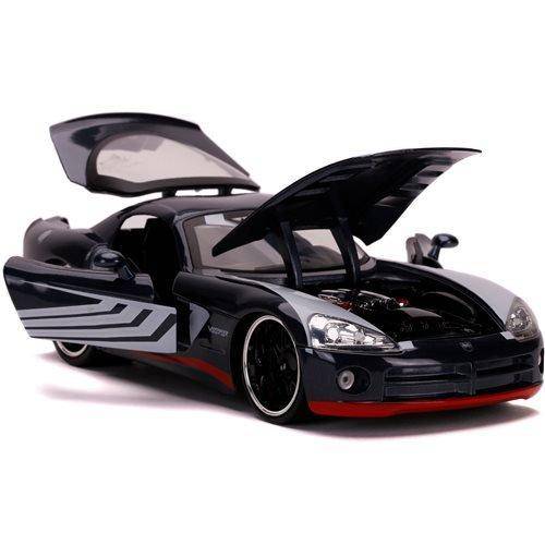 Venom 2008 Dodge Viper SRT10 1:24 Scale Die-Cast Metal Vehicle with Figure - by Jada Toys | Buy at ToyShnip