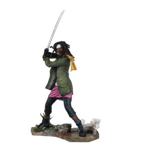 Walking Dead Gallery Michonne PVC 10 - Inch Diorama - by Diamond Select
