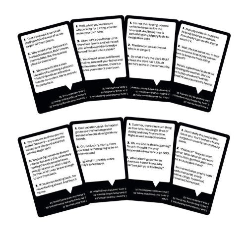 Who Says? Card Game Rick and Morty Edition - by License 2 Play | Buy at ToyShnip