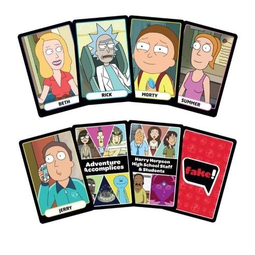 Who Says? Card Game Rick and Morty Edition - by License 2 Play | Buy at ToyShnip