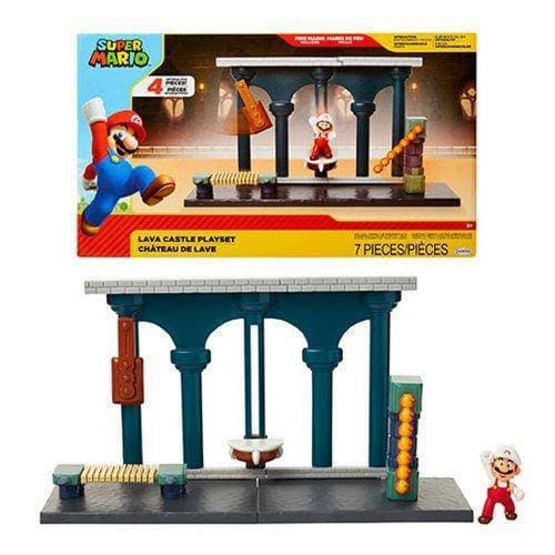 World of Nintendo 2 1/2-Inch Lava Castle Playset - by Jakks Pacific | Buy at ToyShnip