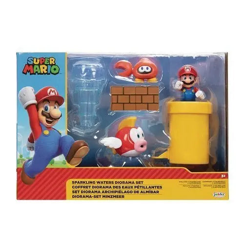 World of Nintendo 2 1/2" Sparkling Waters Diorama Set - by Jakks Pacific | Buy at ToyShnip