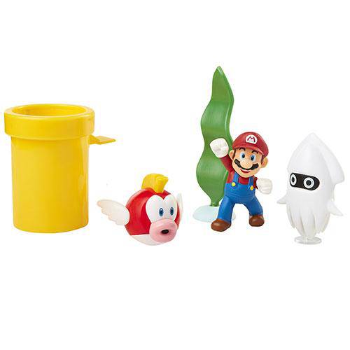 World of Nintendo 2 1/2" Underwater Diorama Set - by Jakks Pacific | Buy at ToyShnip