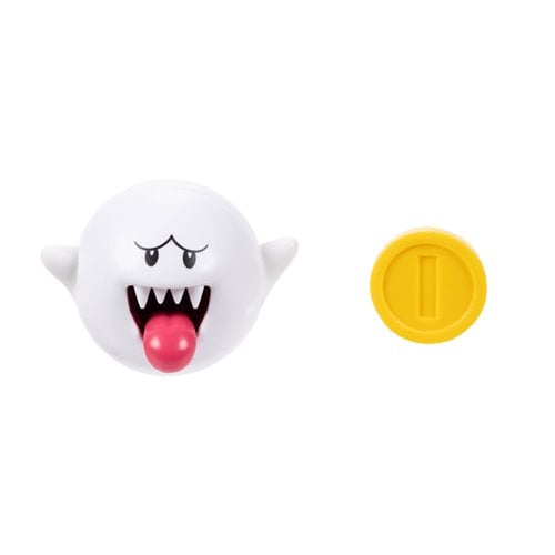 World of Nintendo 4" Action Figure - Boo with coin - by Jakks Pacific