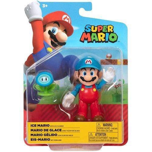 World of Nintendo 4" Action Figure - Ice Mario with Ice Flower - by Jakks Pacific | Buy at ToyShnip