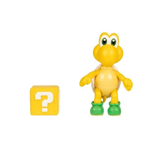 World of Nintendo 4" Action Figure - Koopa Troopa with Question Block - by Jakks Pacific | Buy at ToyShnip