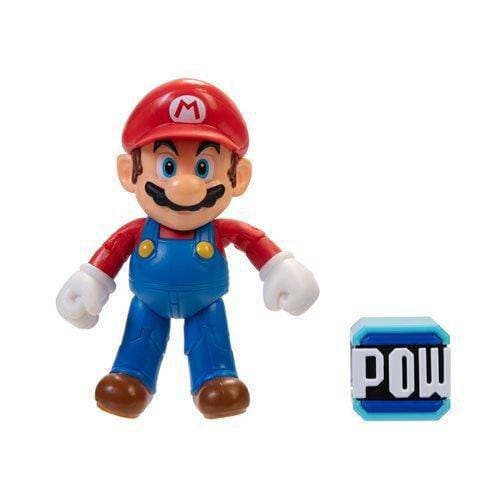 World of Nintendo 4" Action Figure - Mario with Pow Block - by Jakks Pacific | Buy at ToyShnip