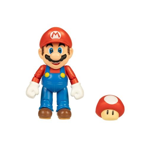 World of Nintendo 4" Action Figure - Mario with Super Mushroom - by Jakks Pacific | Buy at ToyShnip
