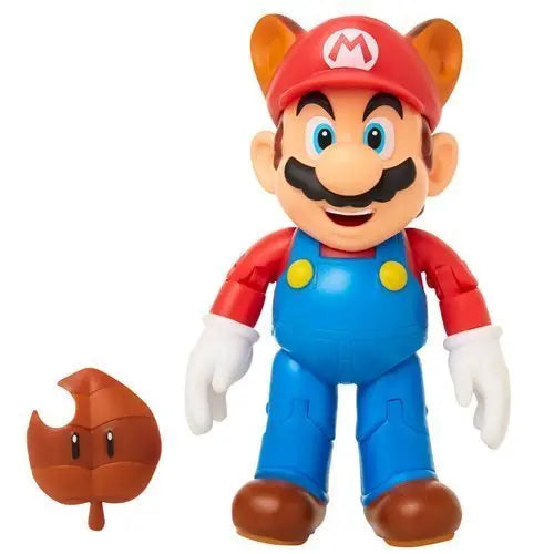 World of Nintendo 4" Action Figure - Raccoon Mario with Super Leaf - by Jakks Pacific | Buy at ToyShnip