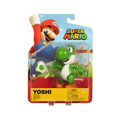 World of Nintendo 4" Action Figure - Yoshi with Egg - by Jakks Pacific | Buy at ToyShnip