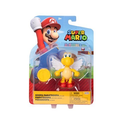 World of Nintendo 4-Inch Action Figure - Koopa Paratroopa with Coin - by Jakks Pacific | Buy at ToyShnip