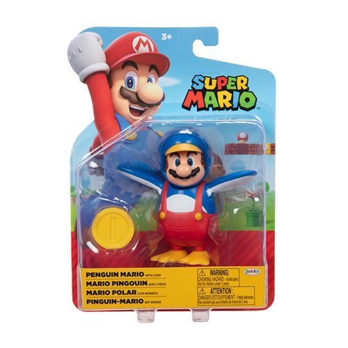 World of Nintendo 4-Inch Action Figure - Penguin Mario - by Jakks Pacific | Buy at ToyShnip