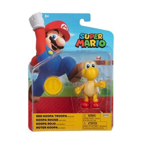 World of Nintendo 4 Inch Action Figure - Red Koopa Troopa - by Jakks Pacific | Buy at ToyShnip