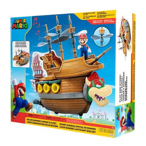 World of Nintendo Super Mario Bowser's Ship Deluxe Playset - by Jakks Pacific | Buy at ToyShnip
